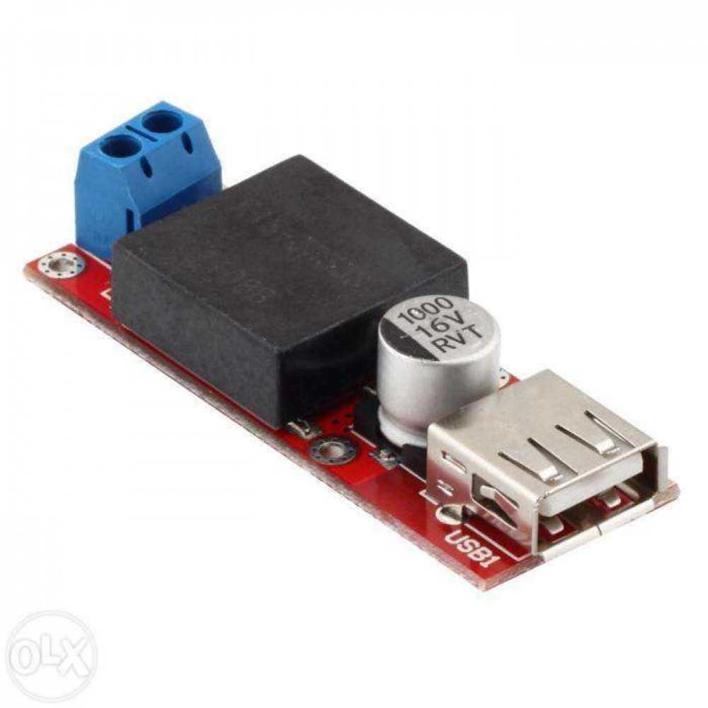 DC-DC Преобразователь понижающий DC 7-24V / USB 5V 3A (KIS-3R33S)