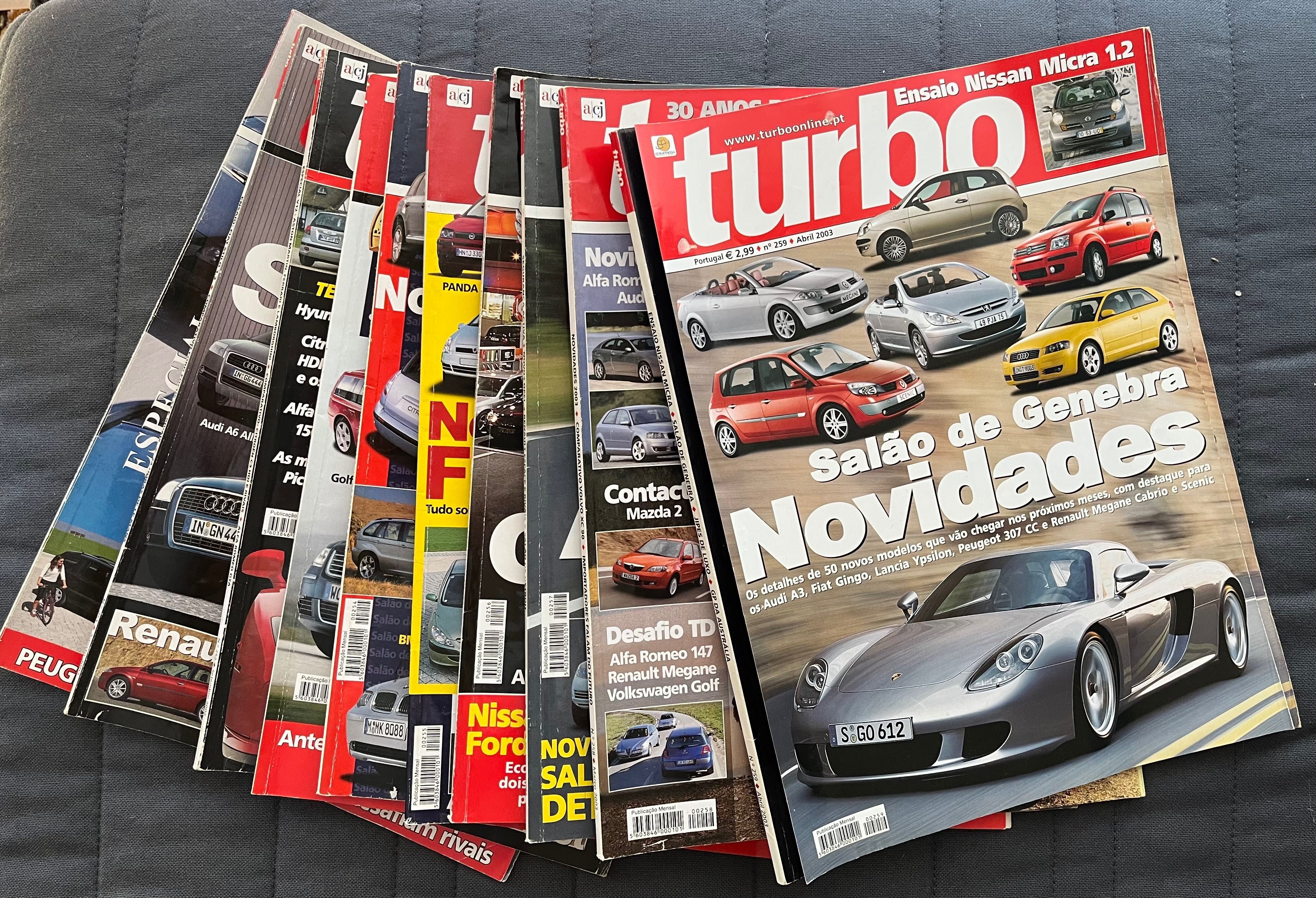 Lote de Revistas TURBO em bom estado