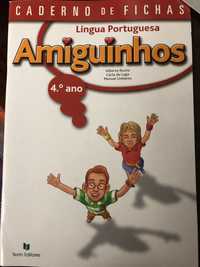 “Amiguinhos” - Livro de fichas de português, 4° ano