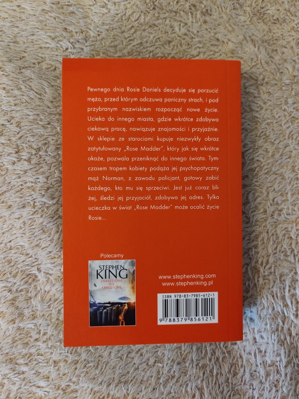 Książka Rose madder Stephen King