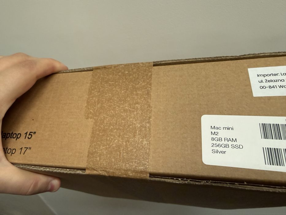 Apple Mac mini M2 8/256 GB srebrny FABRYCZNIE NOWY
