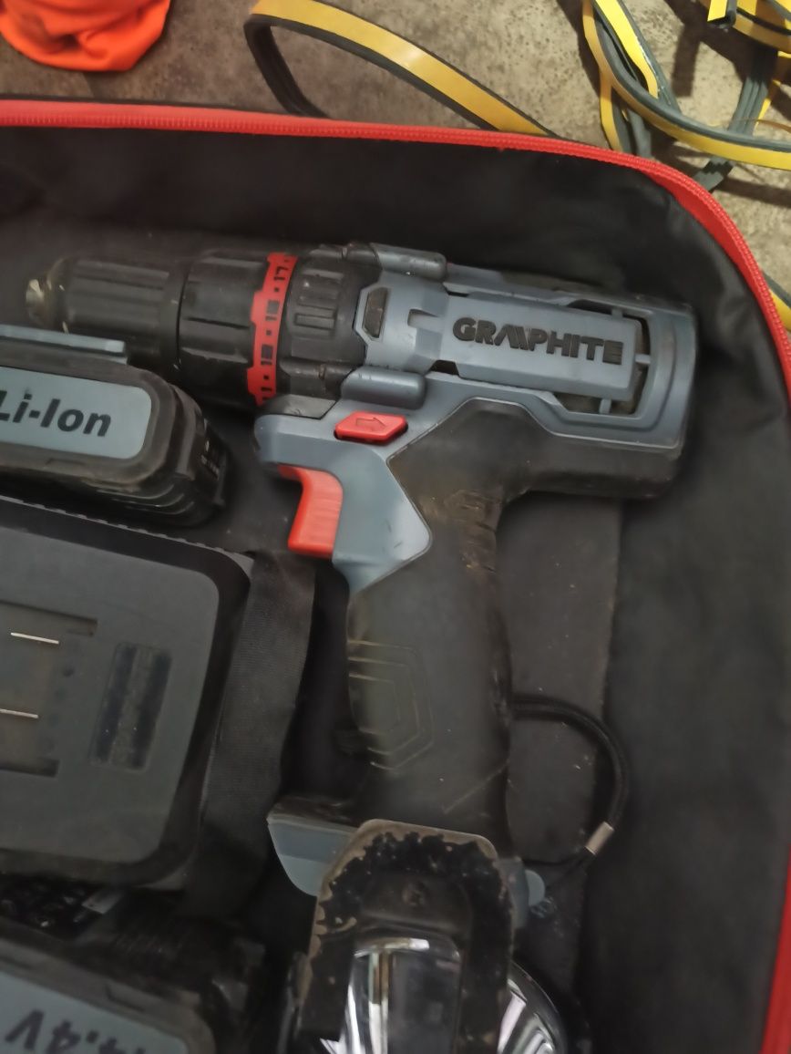 Zestaw graphite wkrętarka