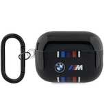 Etui BMW Multiple Colored Lines na AirPods Pro 2 gen - czarne