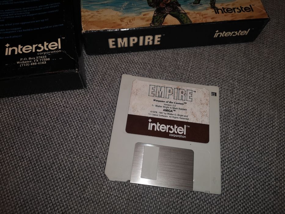 Empire AMIGA gra BIG BOX Retro 1987 (BIAŁY KRUK)