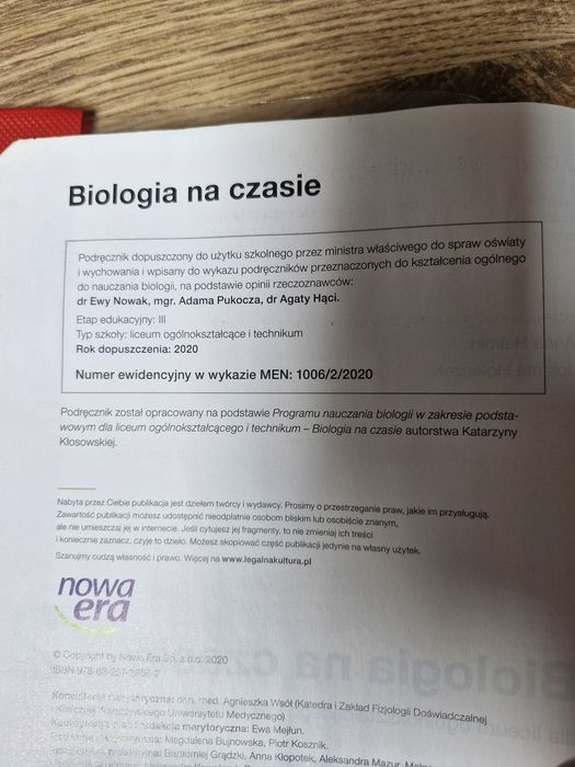 Biologia na czasie 2, odkryć fizykę 2, oblicza geografii 2,