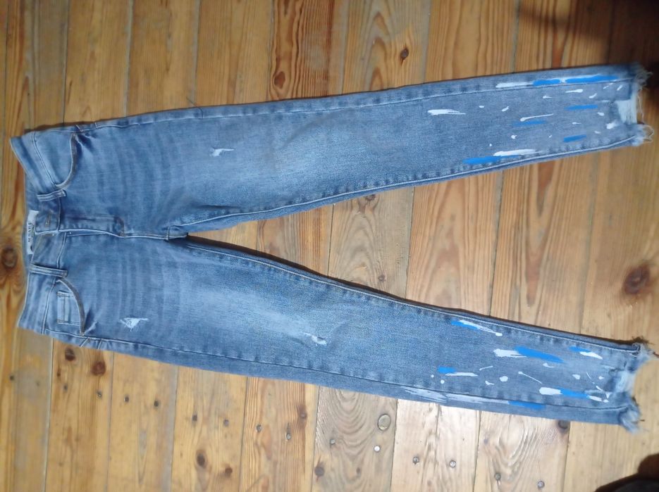Spodnie jeansowe damskie s 36