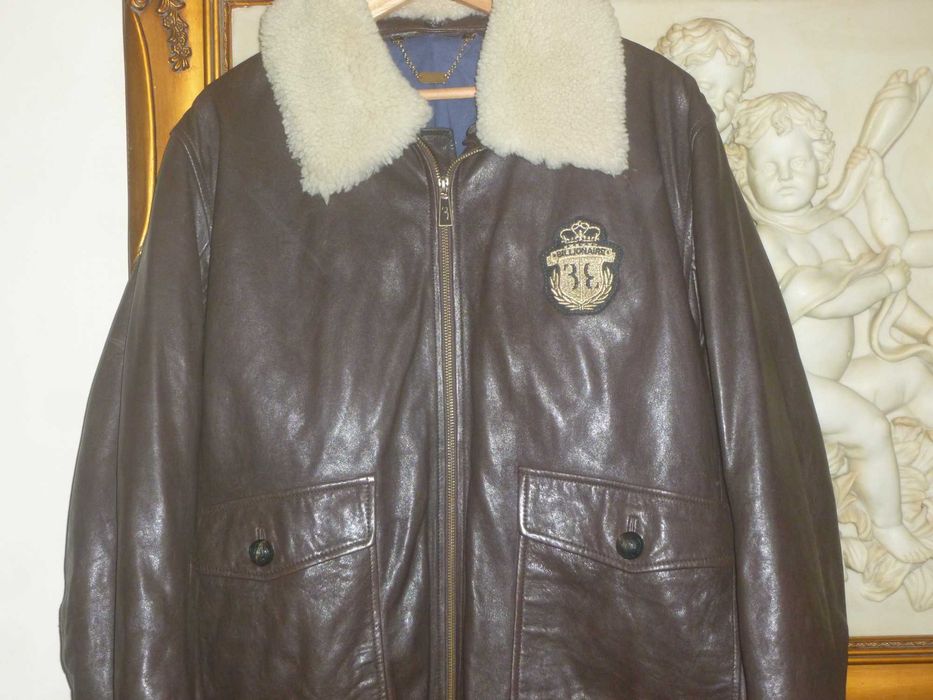 Kurtka-Billionaire-r-xl-skóra nat- super okazja cenowa- jak nowa.