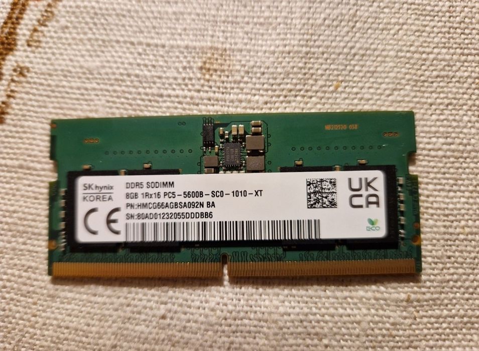 Pamięć ram 16GB DDR5 SK Hynix (2x8GB)
