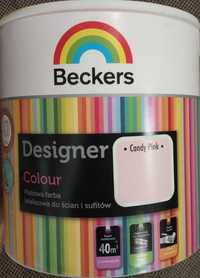 Farba zmywalna różowy Beckers Designer Colour Candy Pink 2,5L