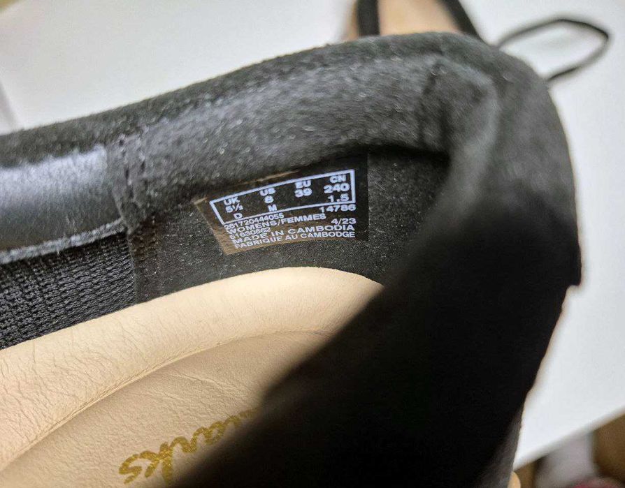 Напівчеревики Clarks Torhill Bee, замша, нові з Іспанії