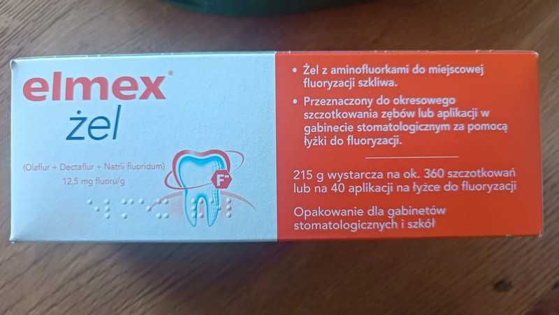 Elmex żel  fluoryzacja Duża tuba