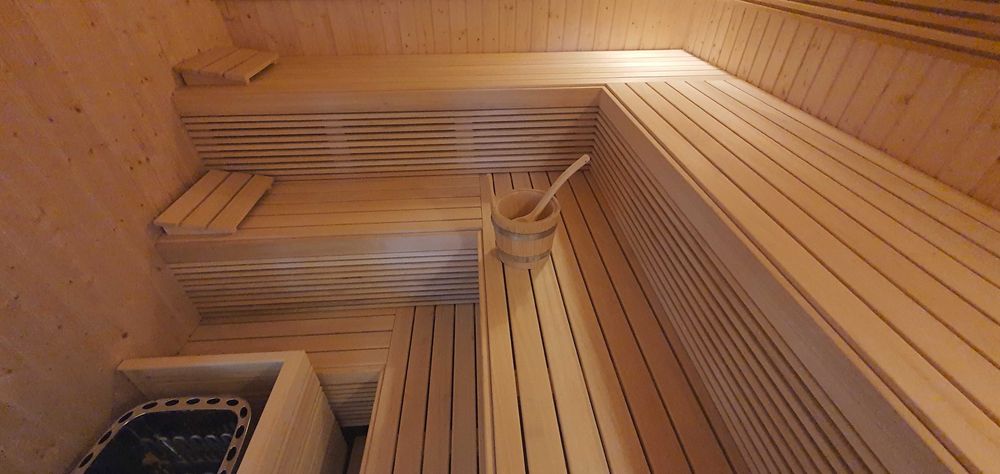 Sauna fińska sucha 3-poziomowa - 300cm/254cm/253cm LIKWIDACJA SKLEPU!!