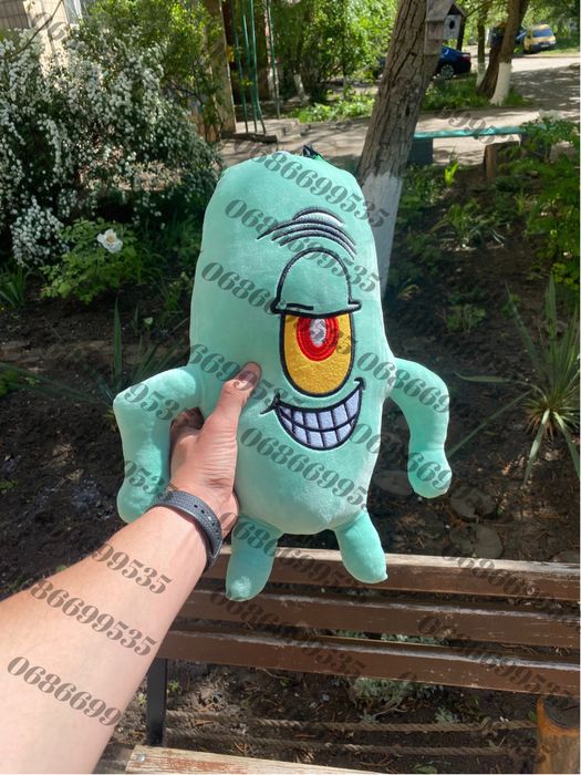 Іграшки із мультфільму спанч боб 35-40 см , губка боб , патрік