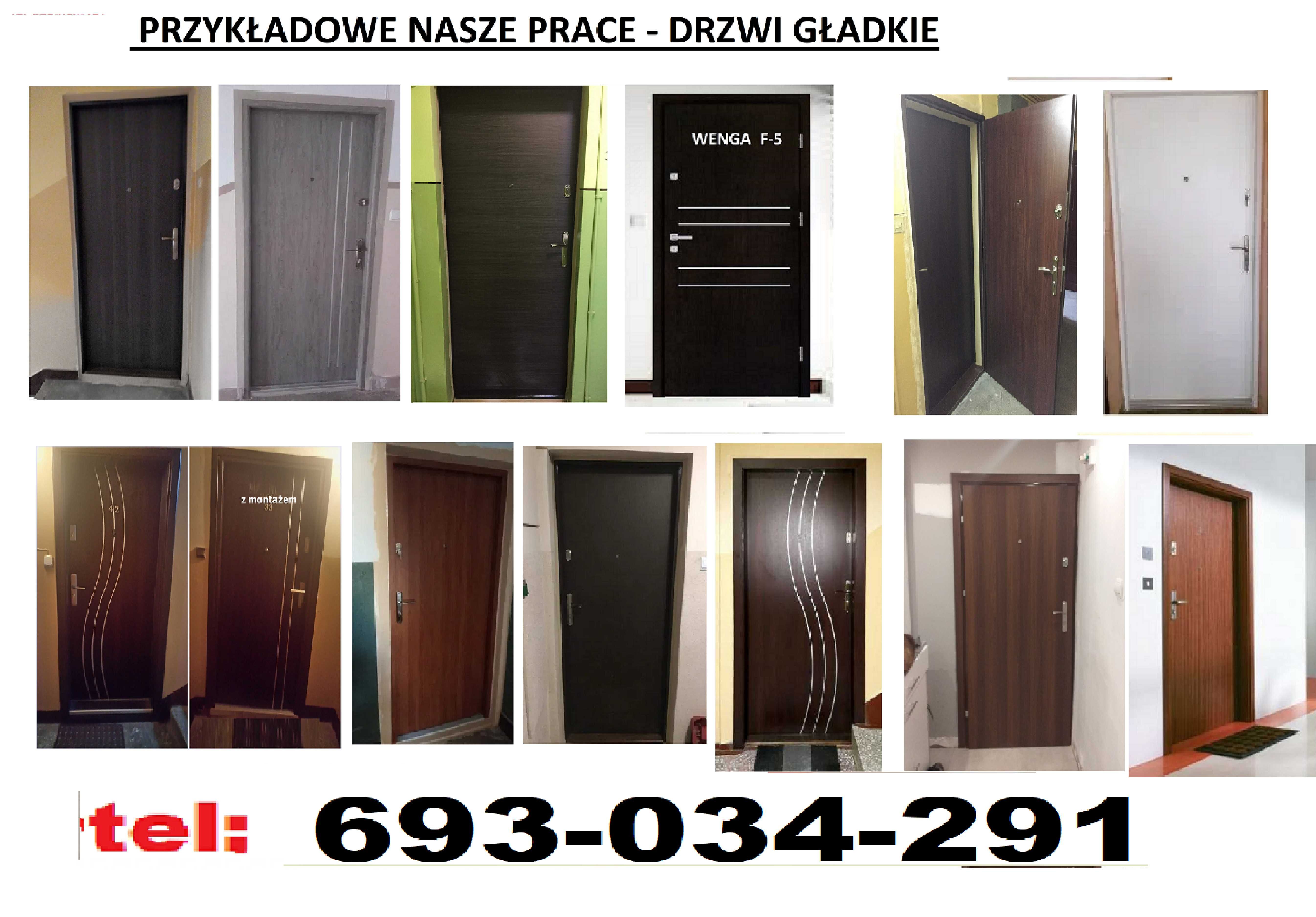 Drzwi ZEWNĘTRZNE wejściowe z montażem metalowe ocieplone, akustyczne