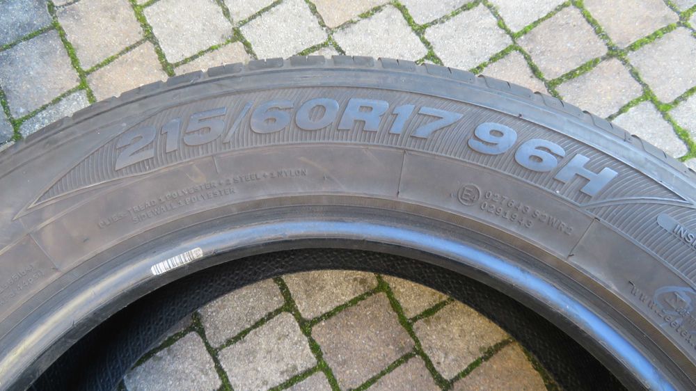Zeetex 215/60R17 96H szt2 + 4 kołpaki 16cali