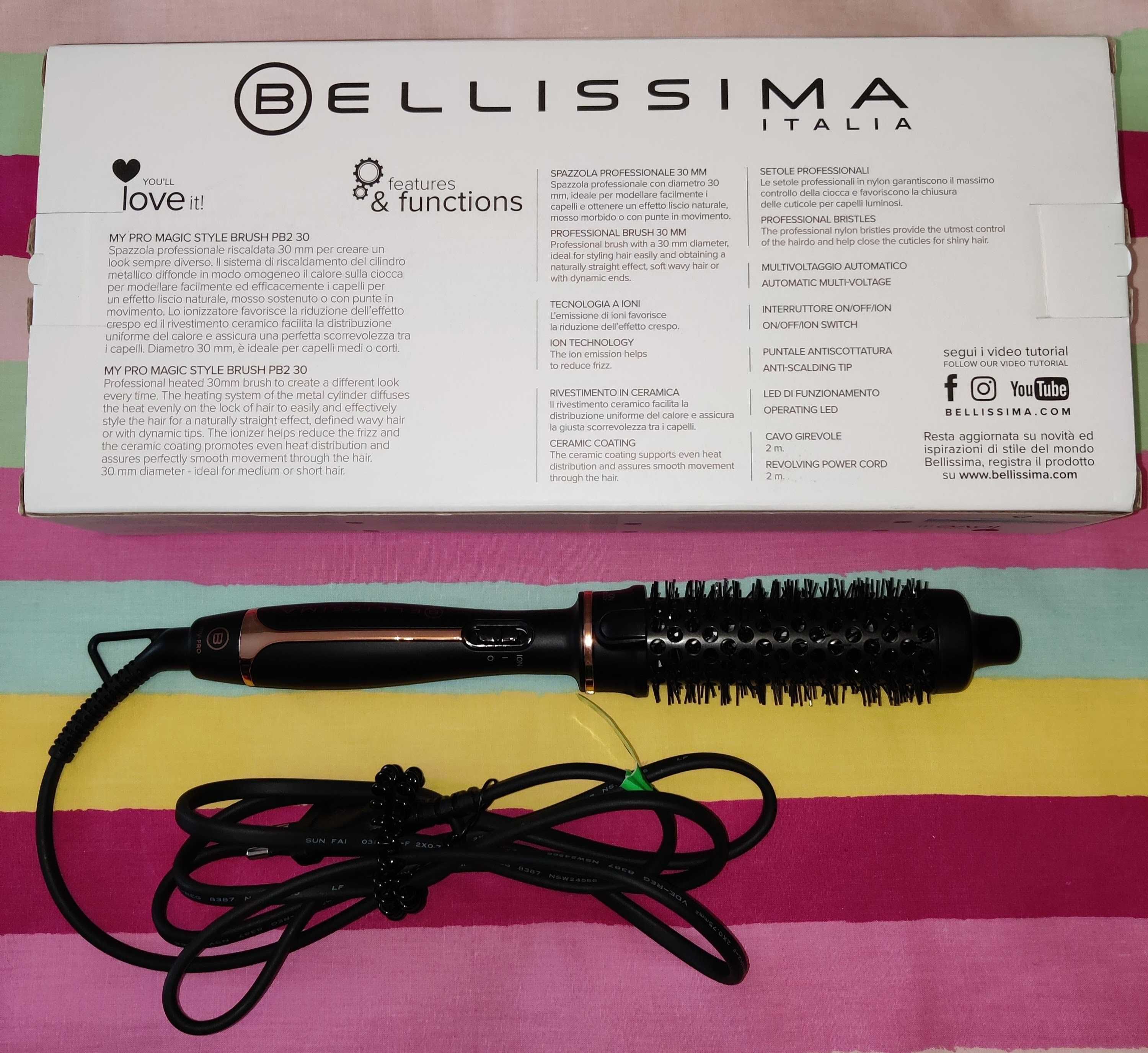 Bellissima Imetec Escova térmica My Pro Magic Style Brush P2 30