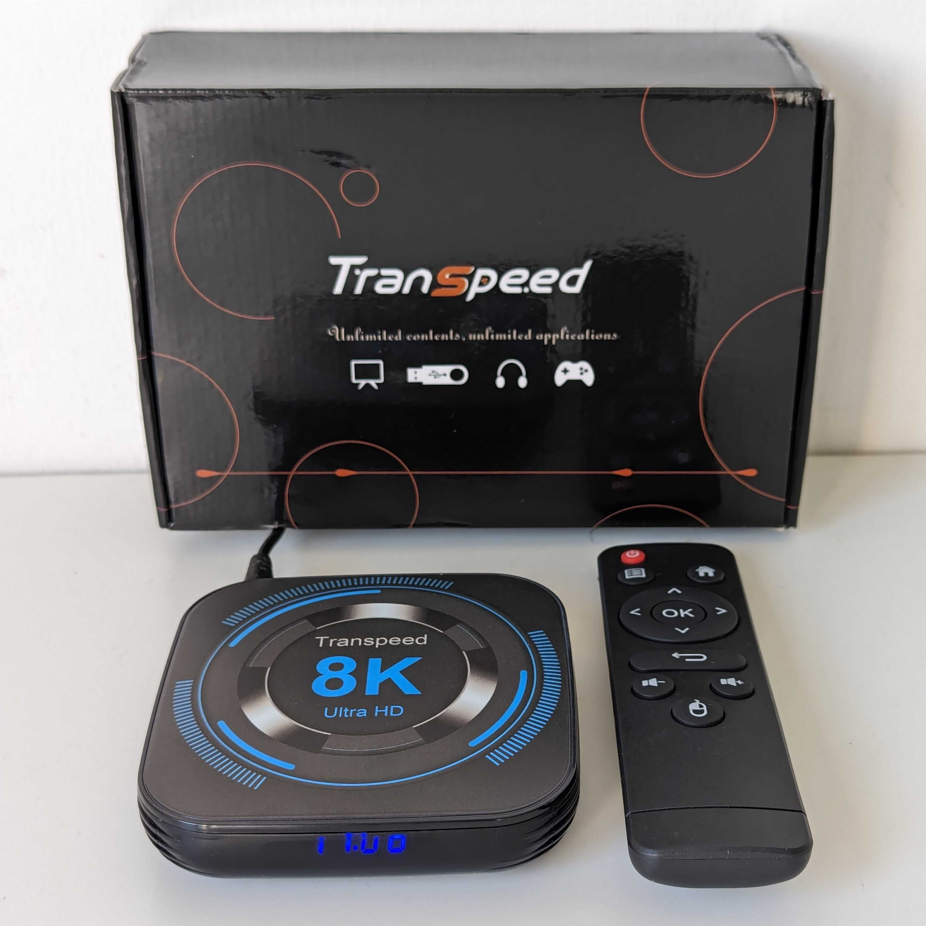 TV Box Android 12 | 8K | WiFi 6 | 2+16G (4+32G) | Transpeed 8K618-T