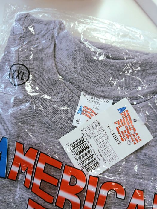 Koszulka męska XXL szara