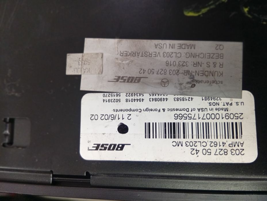 Amplificador BOSE W203