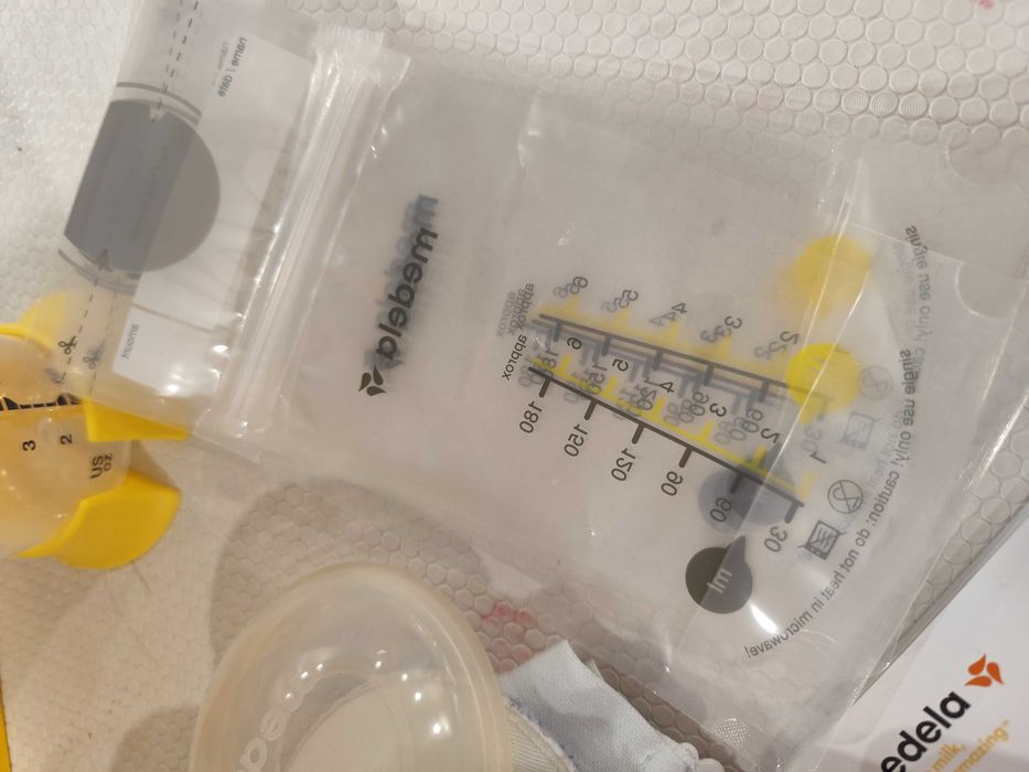 Bomba de extração de leite Medela swing Maxi + bomba manual Harmony