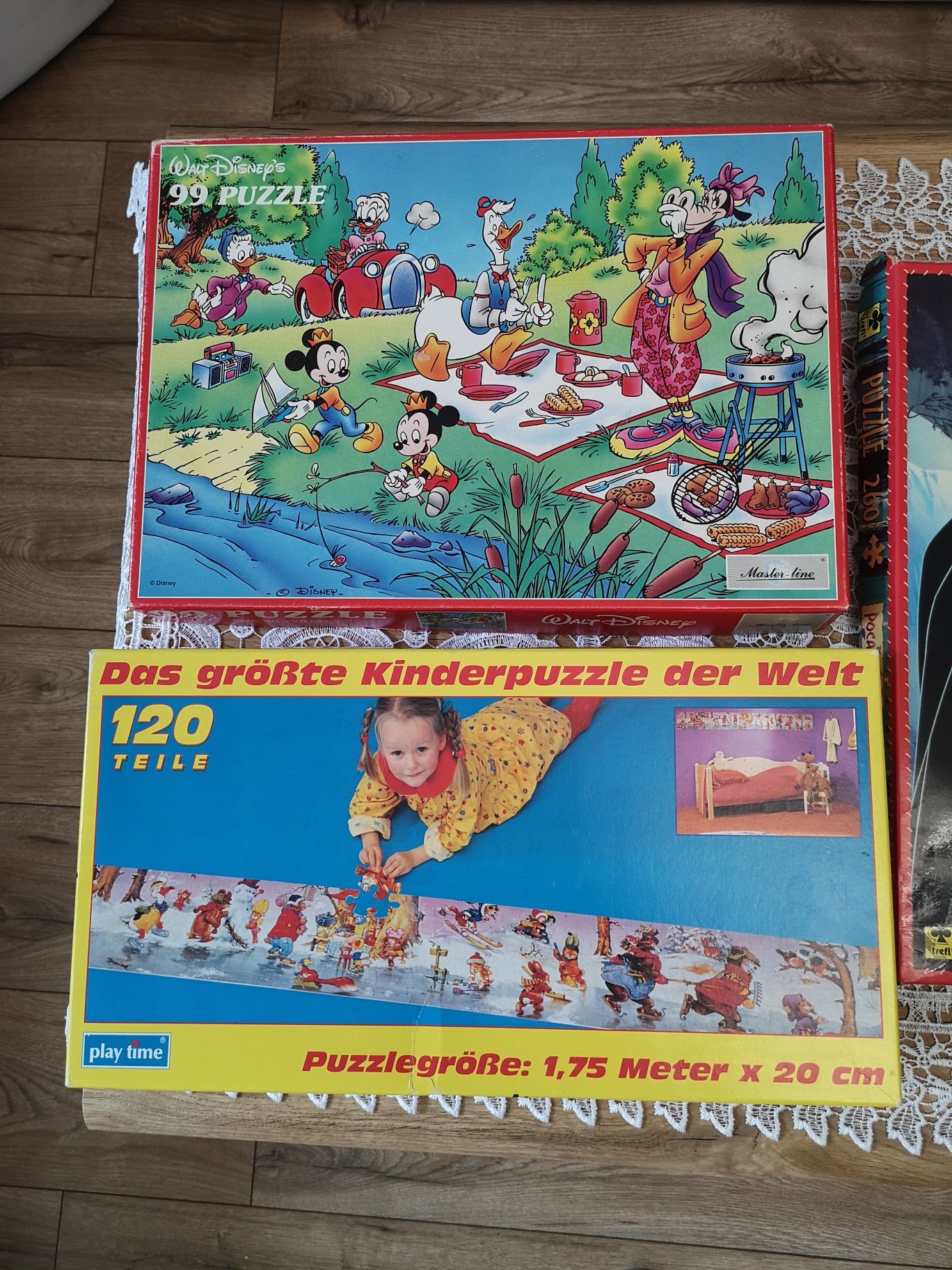 5x stare puzzle dla dzieci kolekcjonerskie pocahontas Disney trefl
