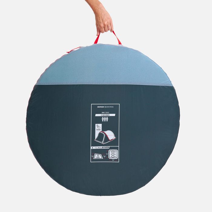 Tenda de Campismo instantânea 3 pessoas, 2 SECONDS Azul