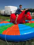 Euro Bungee Byk Rodeo Piana Party eliminator Wymiatacz Zjeżdżalnia
