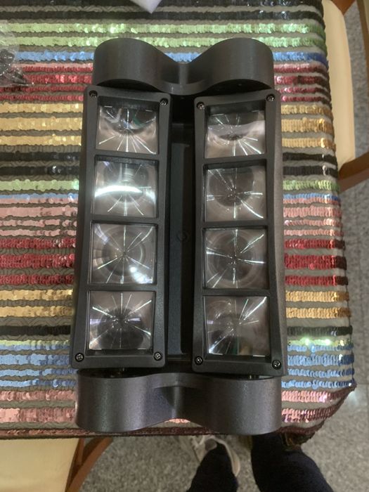 Moving led spider novos