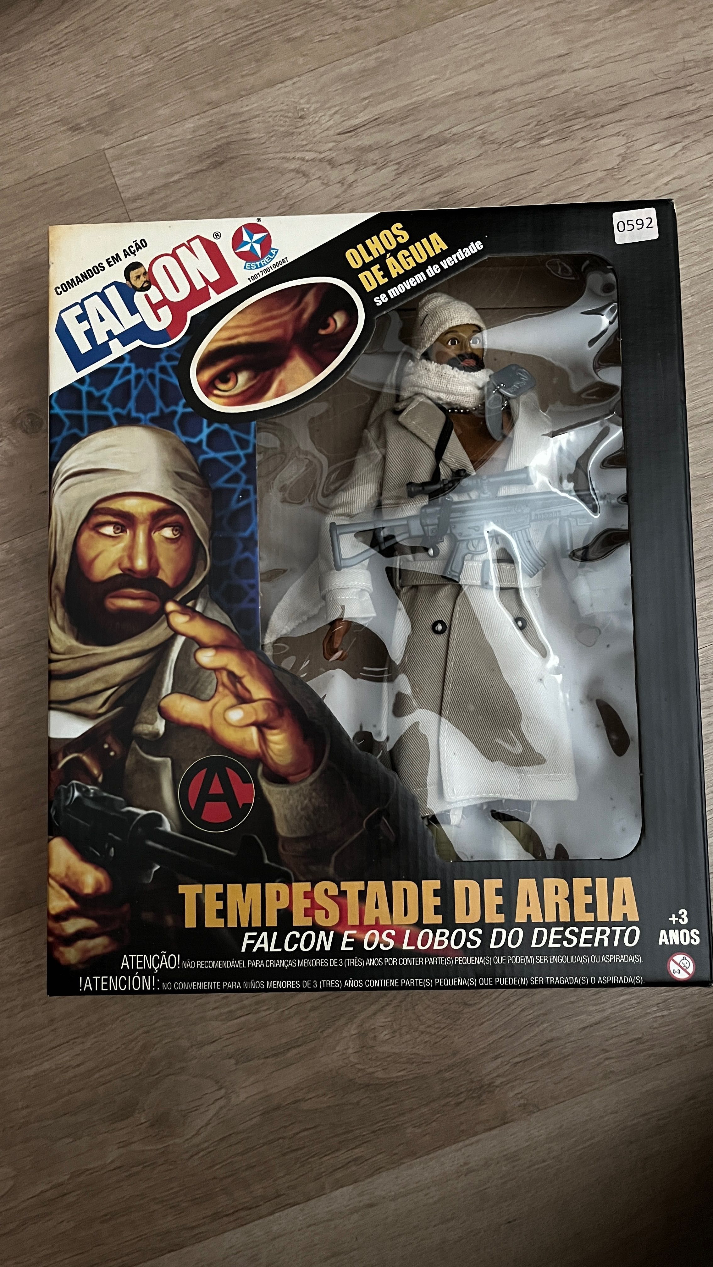 Boneco Falcon (GI Joe do Brasil)  - Aventura Tempestade de Areia.