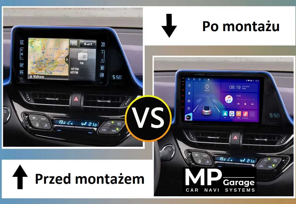 Toyota CH-R Radio Nawigacja Android 11 4G LTE CarPlay AndroidAuto