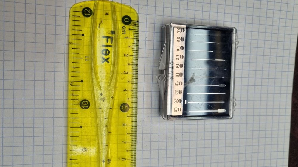 Набор сменных лезвий для часовых отверток "Т" образной формы, новые