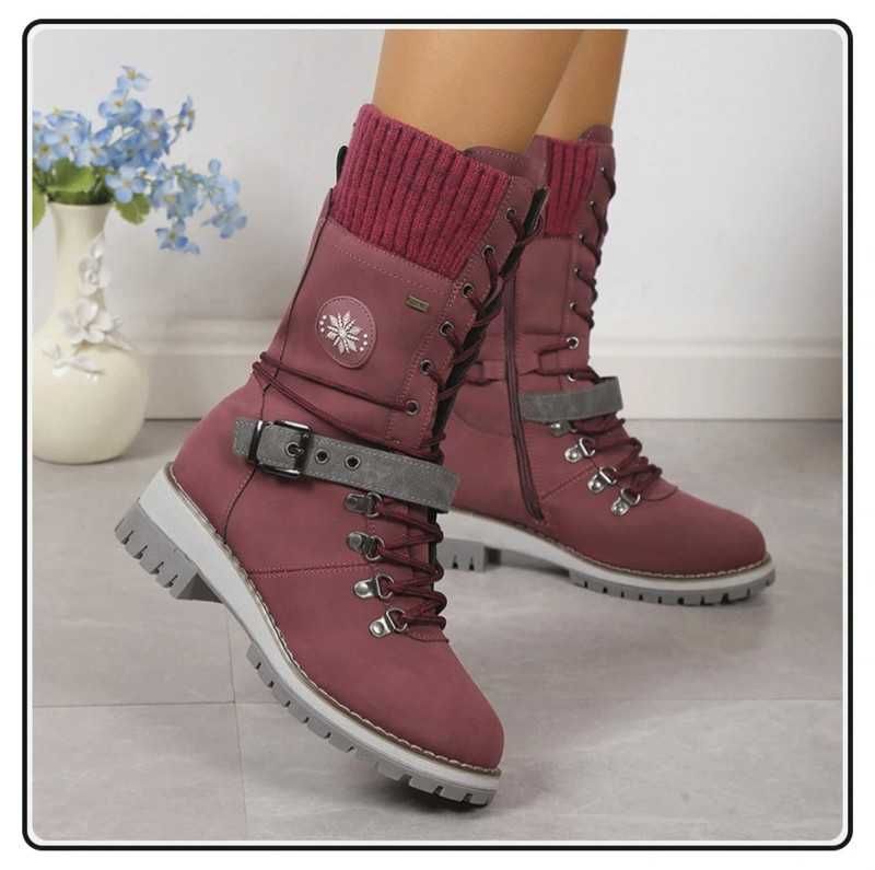 Botas cano burgundy/grená/bordeaux