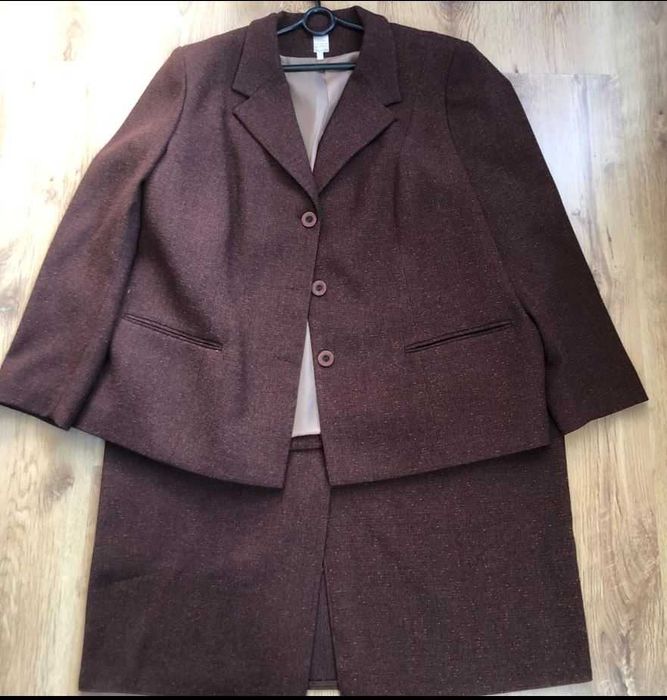 Garsonka damska brązowa nakrapiana nowa rozmiar 54