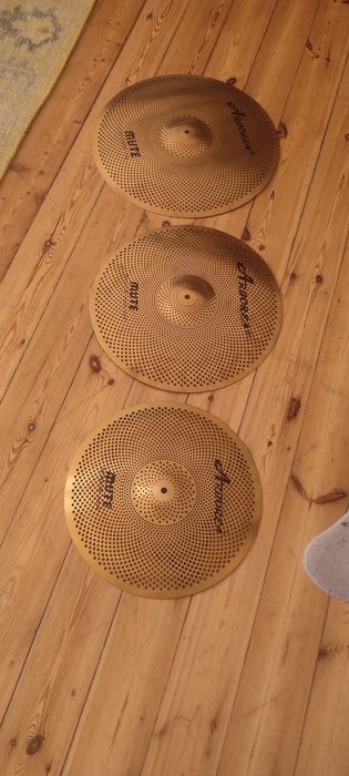 Arborea Mute zestaw cichych talerzy perkusyjnych ride/crash ride/crash