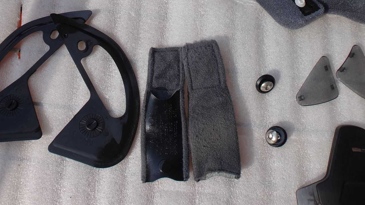 Kask SHOEI MULTITEC części policzki szczęka osłony pasków mechanizm