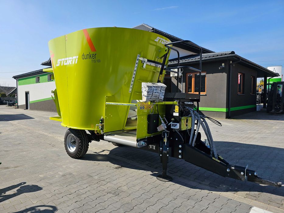 Wóz paszowy STORTI Dunker T1_100 10m3 Nowy! BRUTTO!