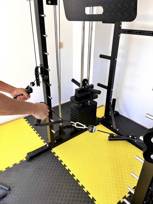 Atlas Treningowy NOWY Klatka do Ćwiczeń Maszyna Smitha Wyciągi Brama