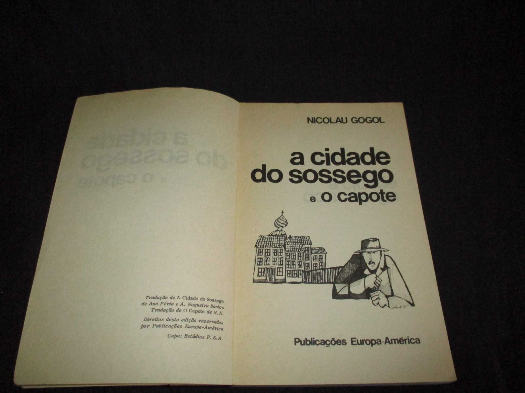 Livro A Cidade do Sossego e o Capote Gogol