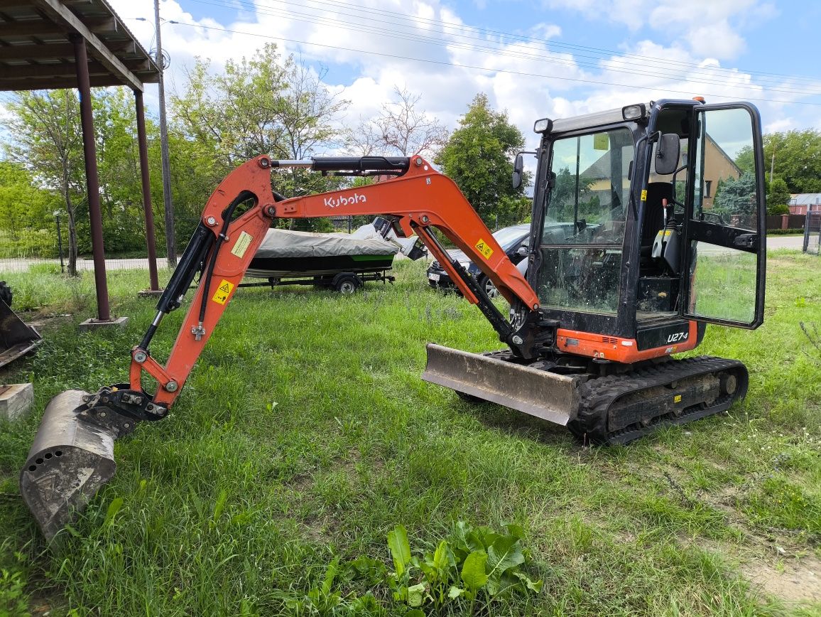 Minikoparka kubota u 27-4