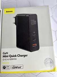 Мережевий зарядний пристрій Baseus GaN Mini Quick Charger 120W
2500