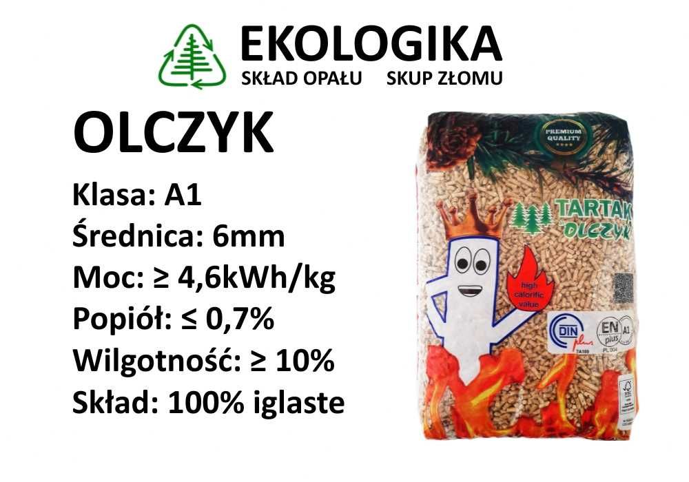 Pellet OLCZYK 6mm - Tartak Olczyk ENPlus A1 PL004 DINplus Krapkowice