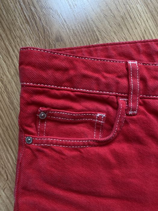 Штани, джинси Mango, 40 розмір, червоні джинси