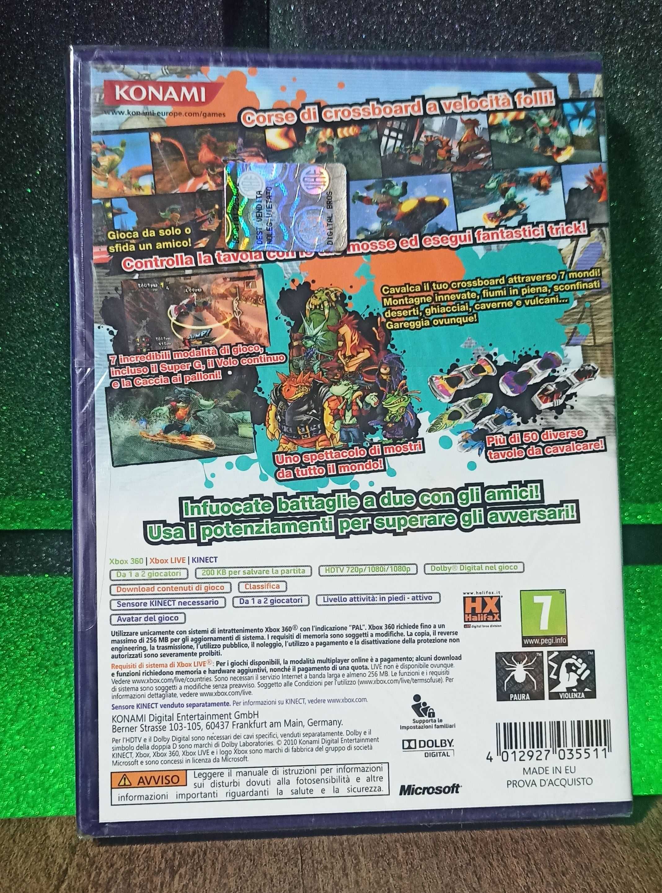 CrossBoard 7 Xbox 360 X360 - Kinect, snowboard dla dzieci
