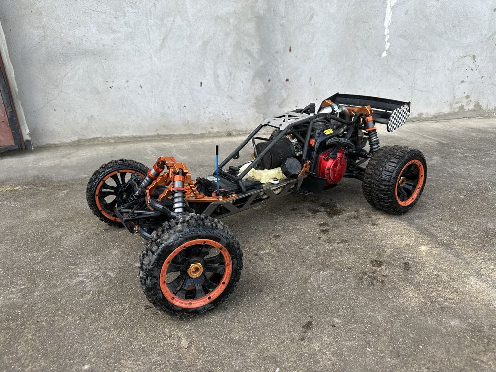 RC petrol Baja 5B spalinowy King Motors KM002 alu 29cc