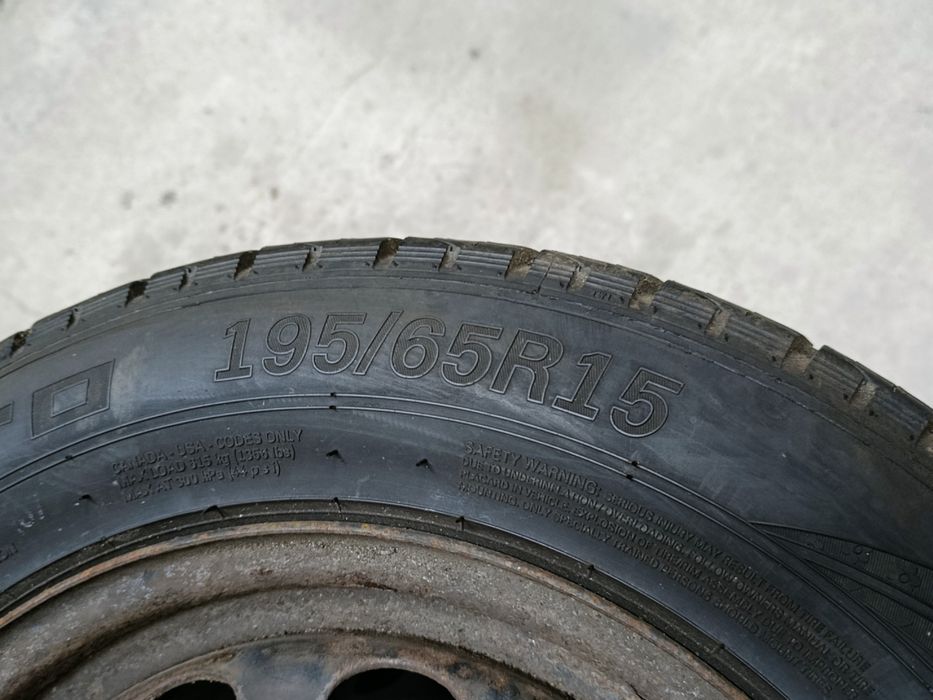 Koła 5x112 z oponami wielosezonowymi 195/65R15