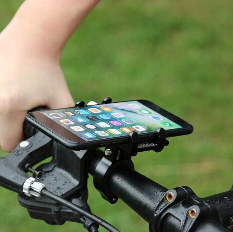 Uchwyt rowerowy motocyklowy na telefon GUB G81 aluminium