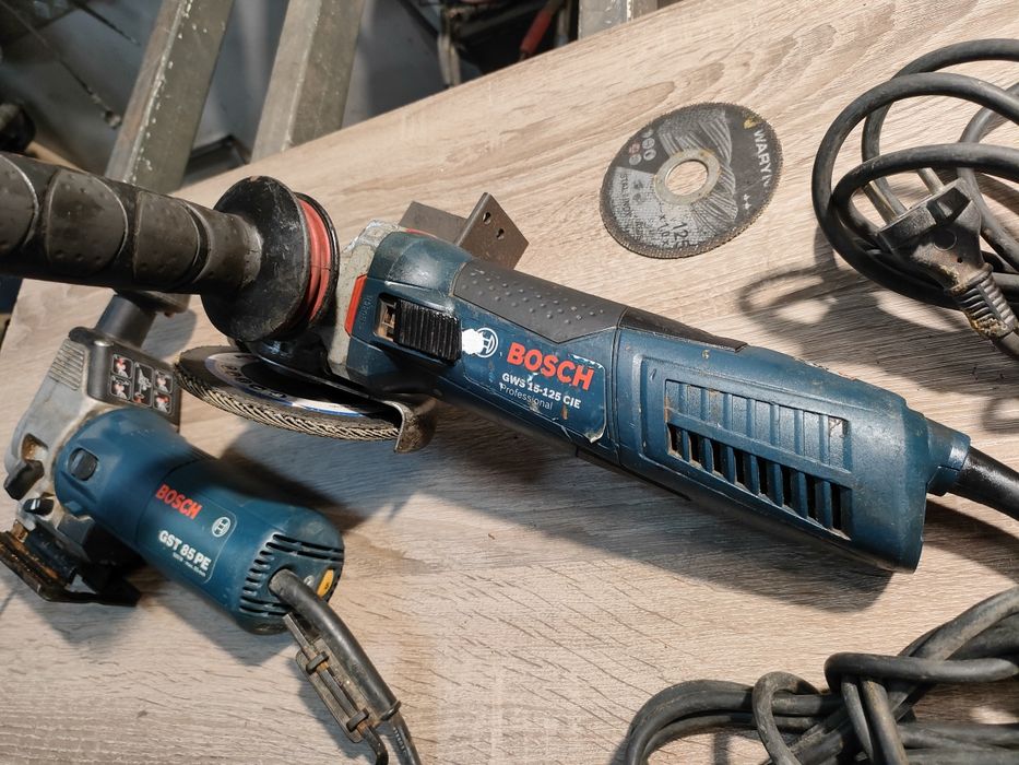 Bosch Gws 15-125.cie +Bosch Gst 85 pe regulacją obrotów