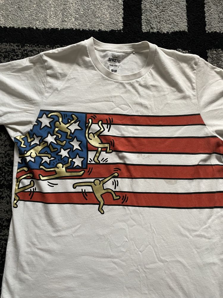 футболка keith haring x uniqlo