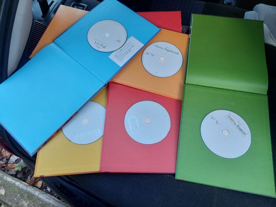 DVDs com Livros Disney colecção completa