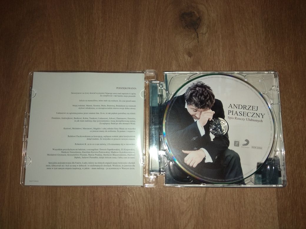 Andrzej Piaseczny -  Spis Rzeczy Ulubionych,  Sony Music 2009